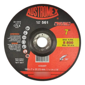 Disco De Desbaste 7 Pulgadas Metal Austromex 561