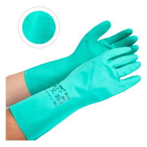 Guante Nitrilo Verde Solvex 37-175, 1 Par, Ansell